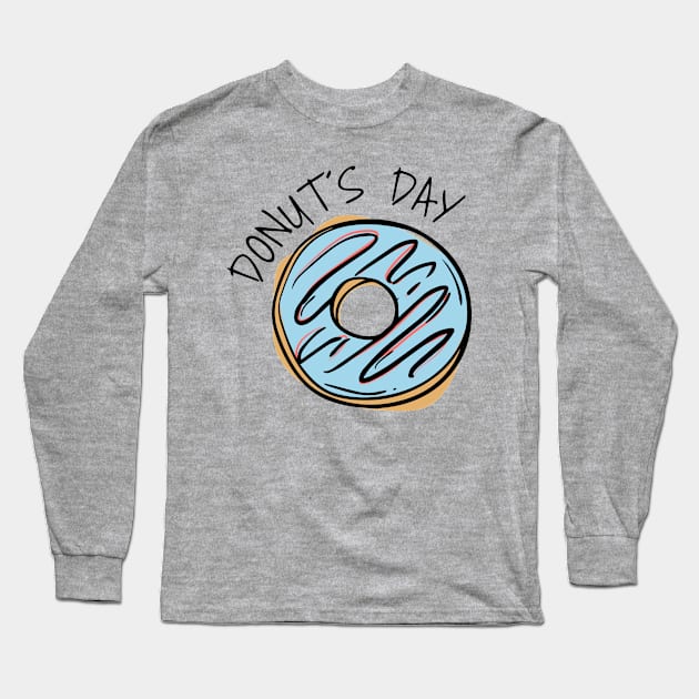 donuts day Long Sleeve T-Shirt by Flow Space